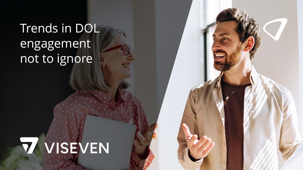 lady and man talking