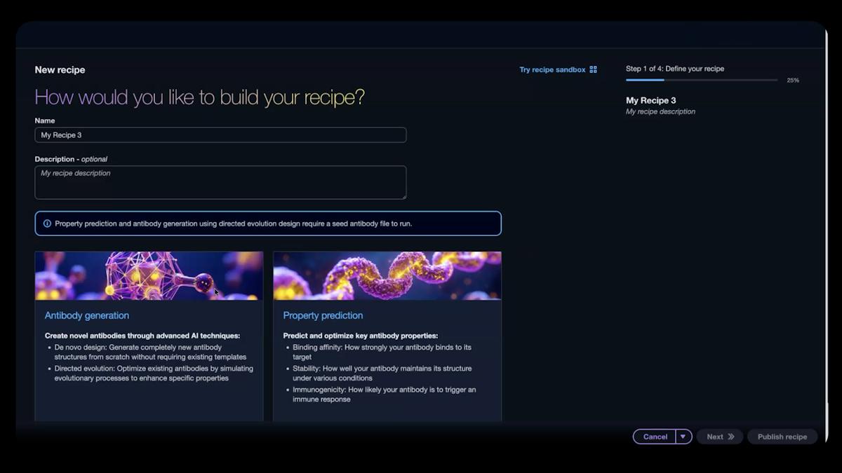 Amazon drug discovery platform pitch
