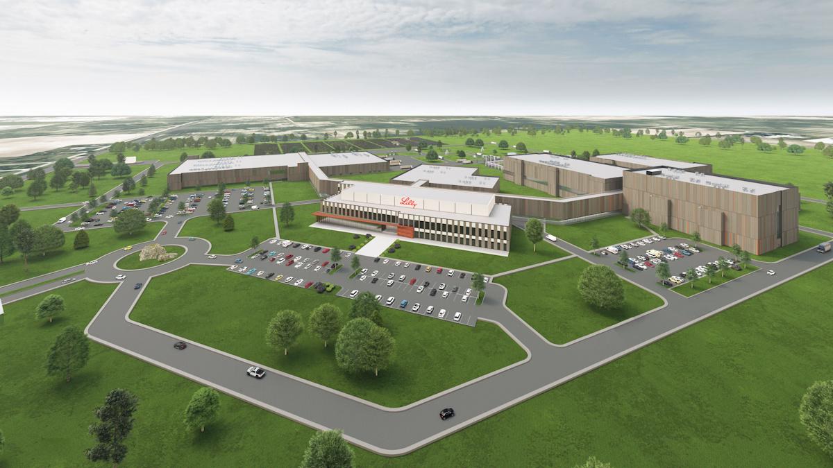 Lilly's Lebanon campus.