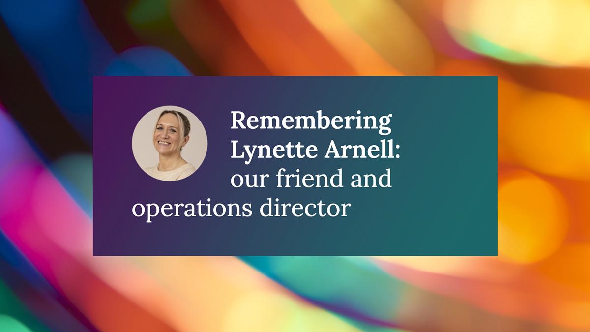Remembering Lynette Abstract blurred colorful light