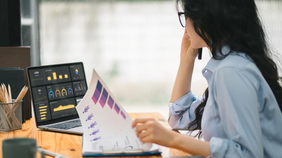 Female operations manager