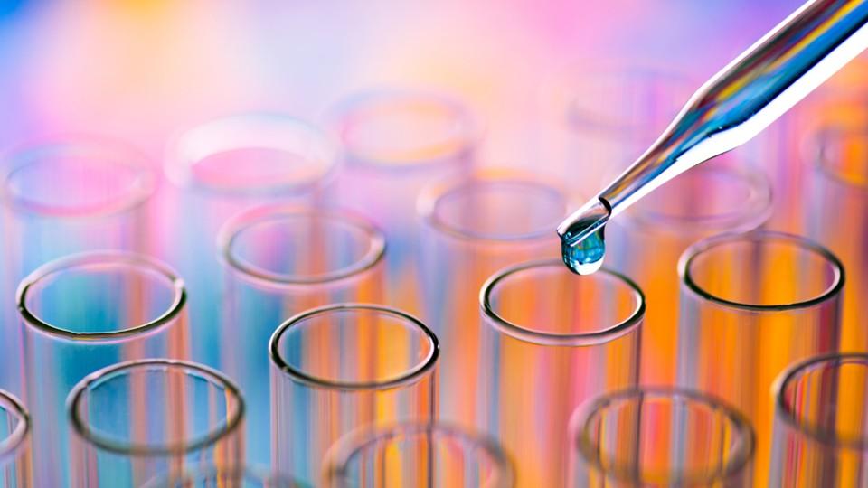 Pipette and test tubes
