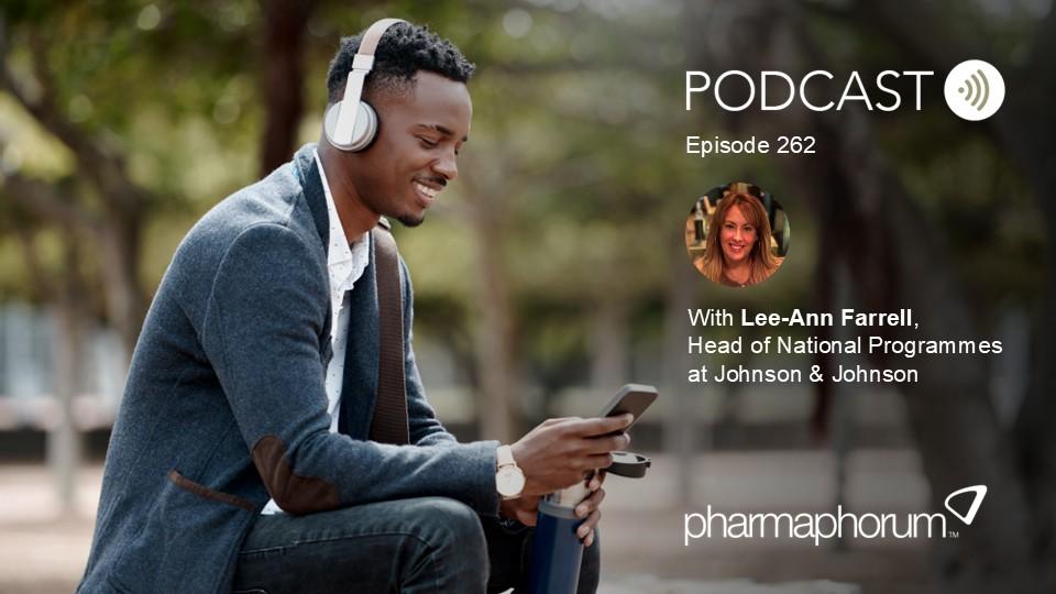 pharmaphorum podcast Episode 262, Lee-Ann Farrell, Johnson & Johnson