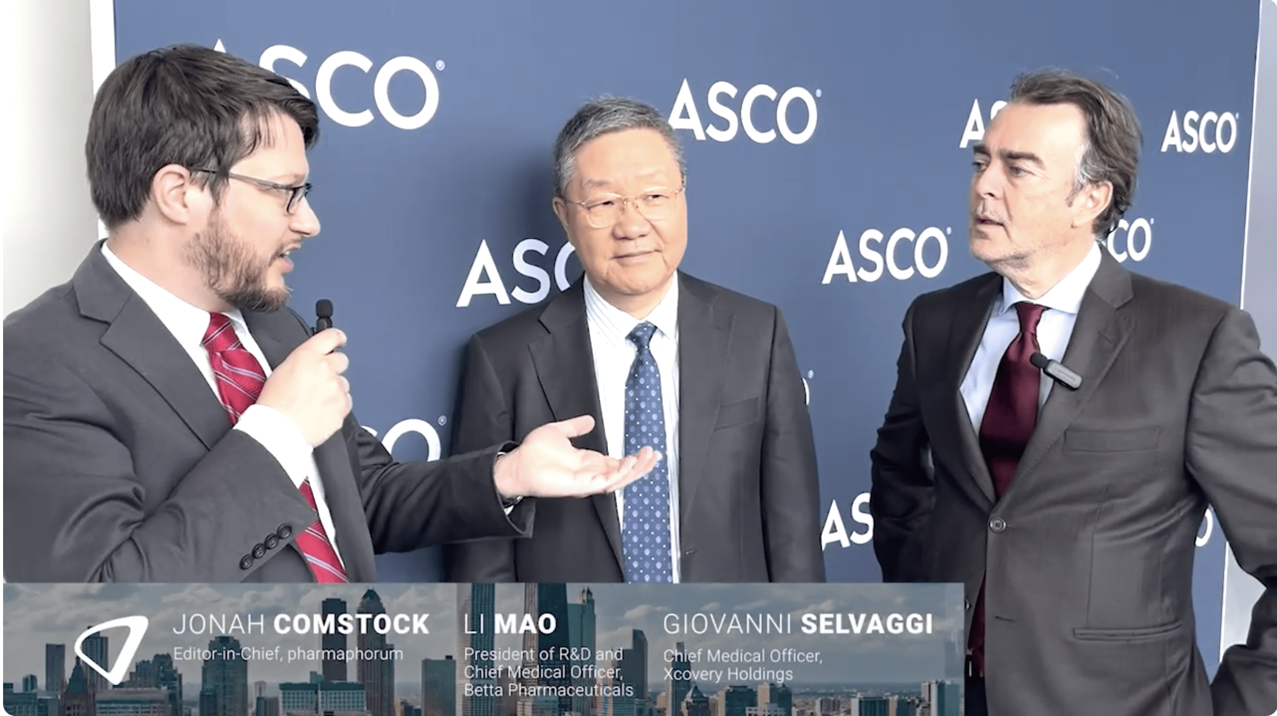 ASCO 2026: Chinese firms take a front seat in oncology, with Li Mao and Giovanni Selvaggi