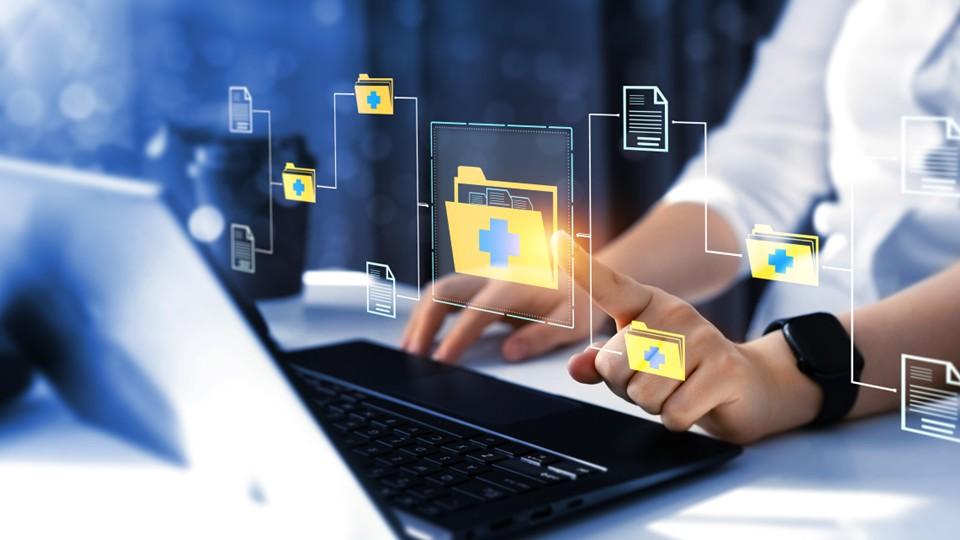 HCP works with electronic files