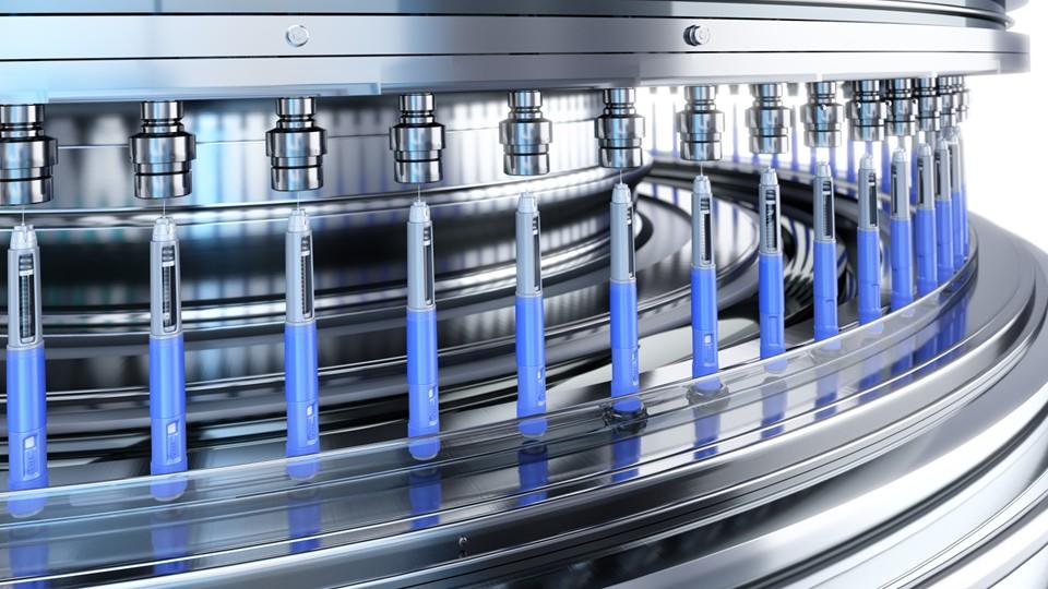 GLP-1 manufacturing line