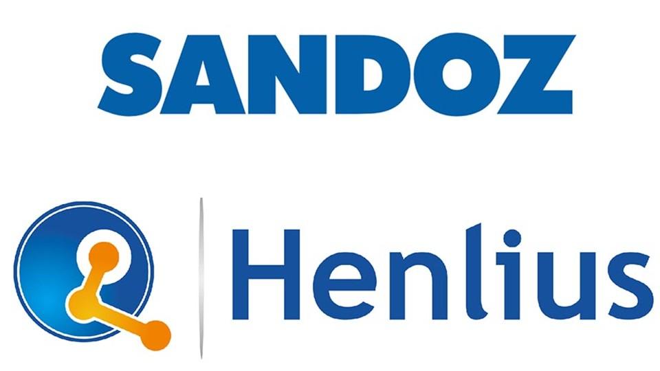 Sandoz and Henlius logos