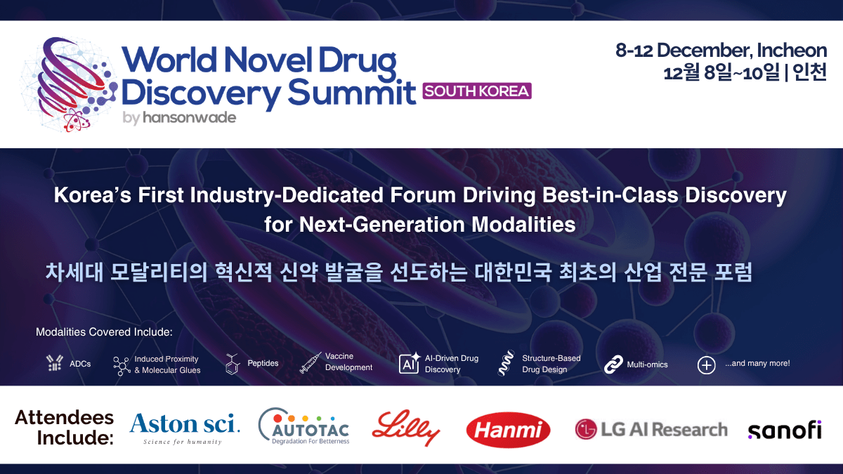 World Novel Drug Discovery Summit South Korea