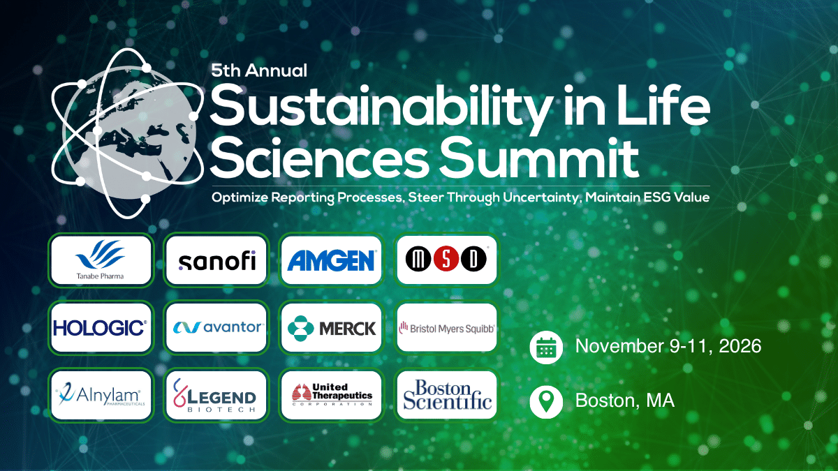 5th Sustainability in Life Sciences Summit 