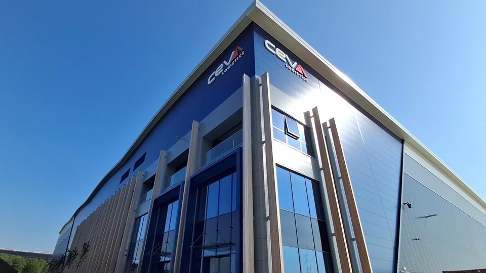 CEVA Logistics corner HQ building