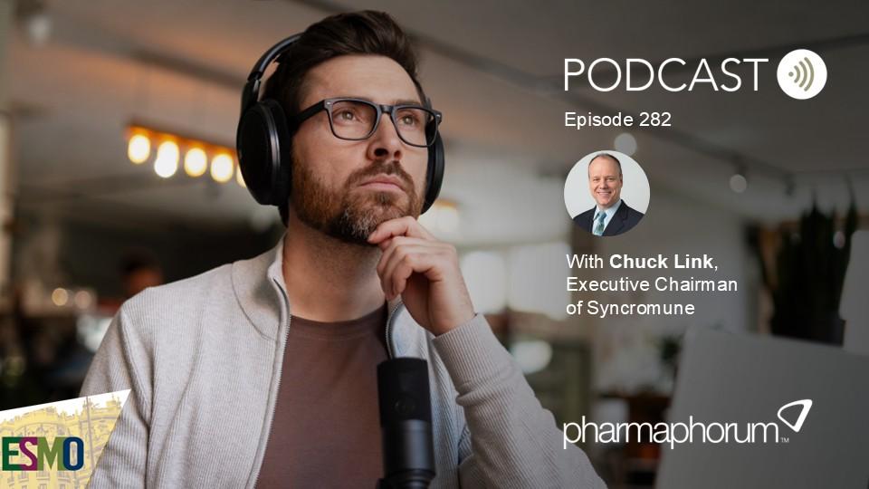 pharmaphorum podcast Episode 282 at ESMO26: Dr Chuck Link, Syncromune