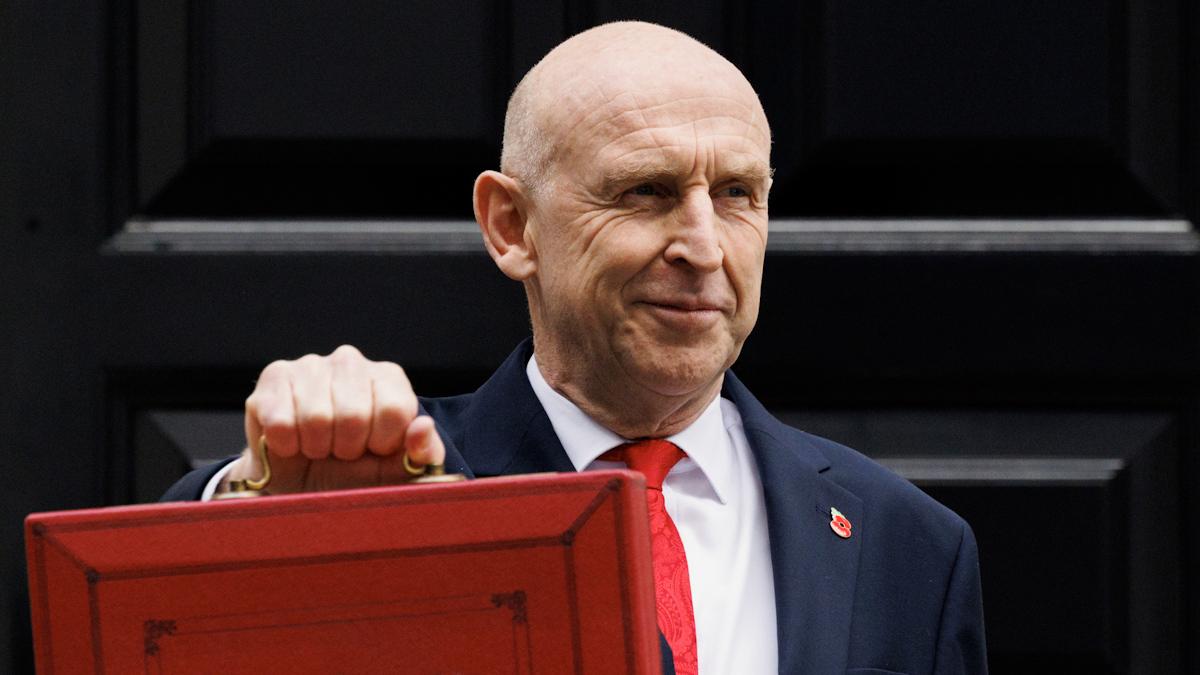 UK Chancellor John Healey