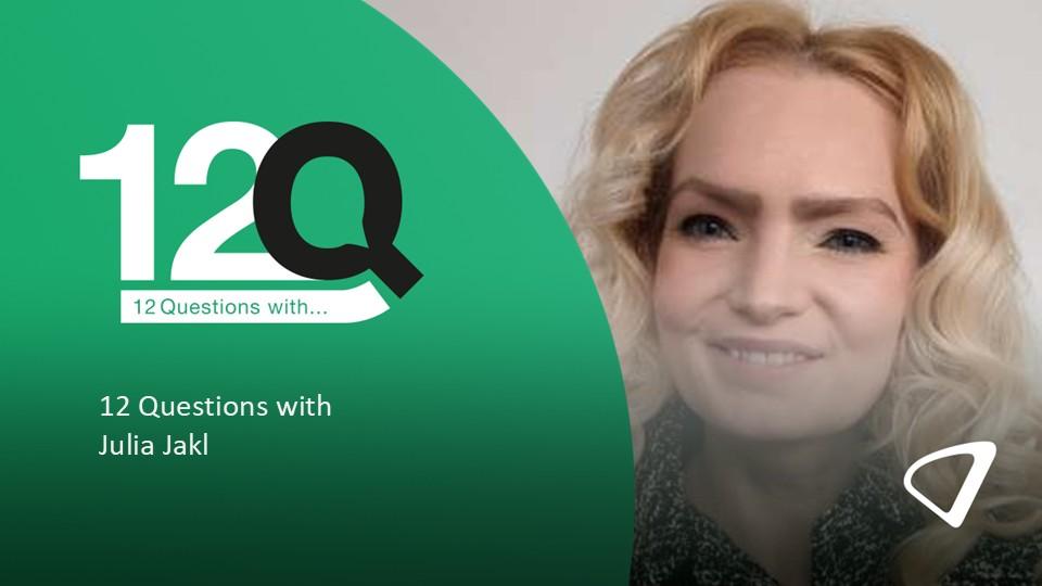 12 Questions with Julia Jakl