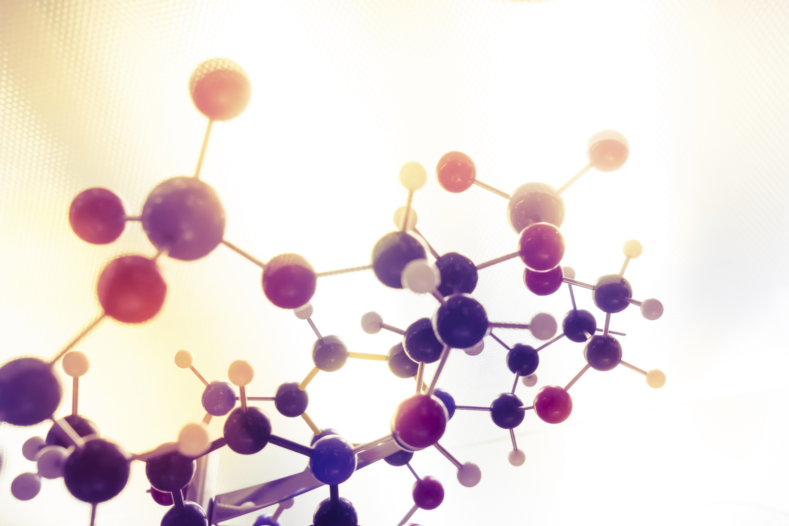 Science Molecule, Molecular DNA Model Structure, business teamwork conceptMolecular, DNA and atom model in science research labMolecular, DNA and atom model in science research lab setting in studio.