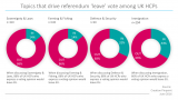 Topics that drive referendum ‘leave’ vote among UK HCPs