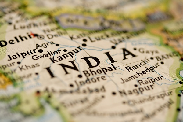 India map 600