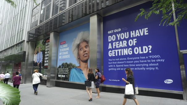 Pfizer breaks new ground with its Get Old campaign
