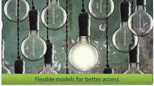 Flexible models for better access slider