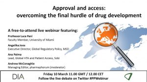 Approval and access: overcoming the final hurdle of drug development