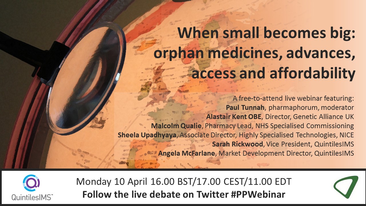 QuintilesIMS Rare Diseases webinar _16x9 holding slide_170405