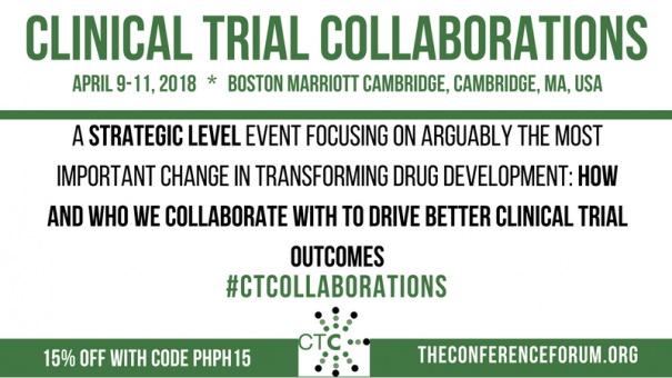 3rd Annual Clinical Trial Collaborations Event Comes to Boston in April 2018