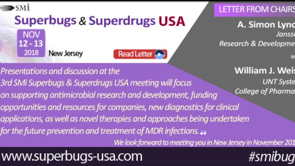 W. J. Wiess and A.S. Lynch invitation to SMi’s Superbugs & Superdrugs USA Conference