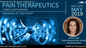 Interview released with Reckitt Benckiser, speaker at Pain Therapeutics 2019