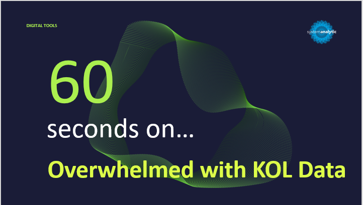 overwhelmed with KOL data