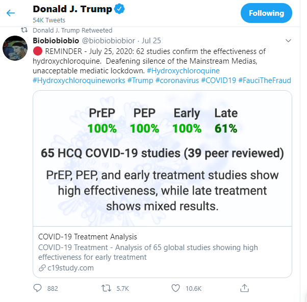 Nigerian US-based doctor claims hydroxychloroquine cures COVID-19