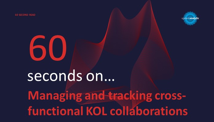 managing &amp; tracking cross functional KOLs