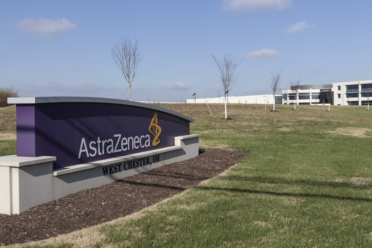 West Chester - Circa November 2020: AstraZeneca plant. AstraZeneca has been working on a vaccine for the Coronavirus, COVID and COVID-19.