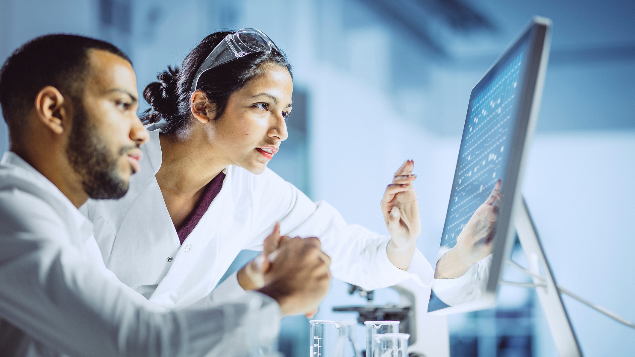 Scientist Working in The Laboratory