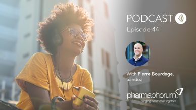 Sandoz’s Pierre Bourdage on biosimilars: the pharmaphorum podcast