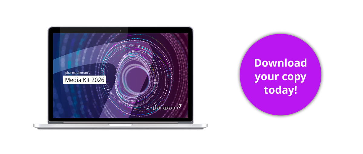 pharmaphorum media kit laptop and download button